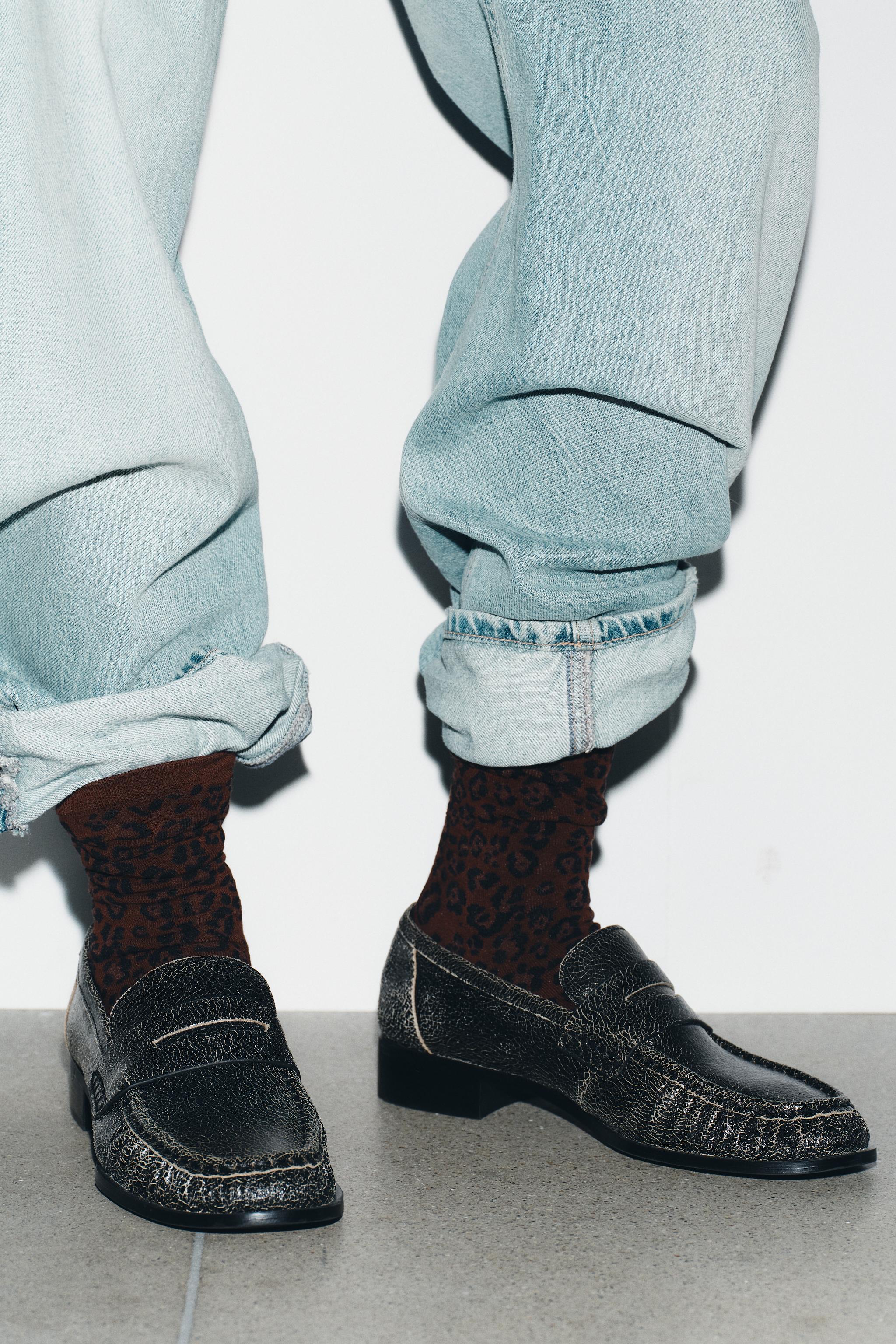 ANIMAL PRINT JACQUARD SOCKS